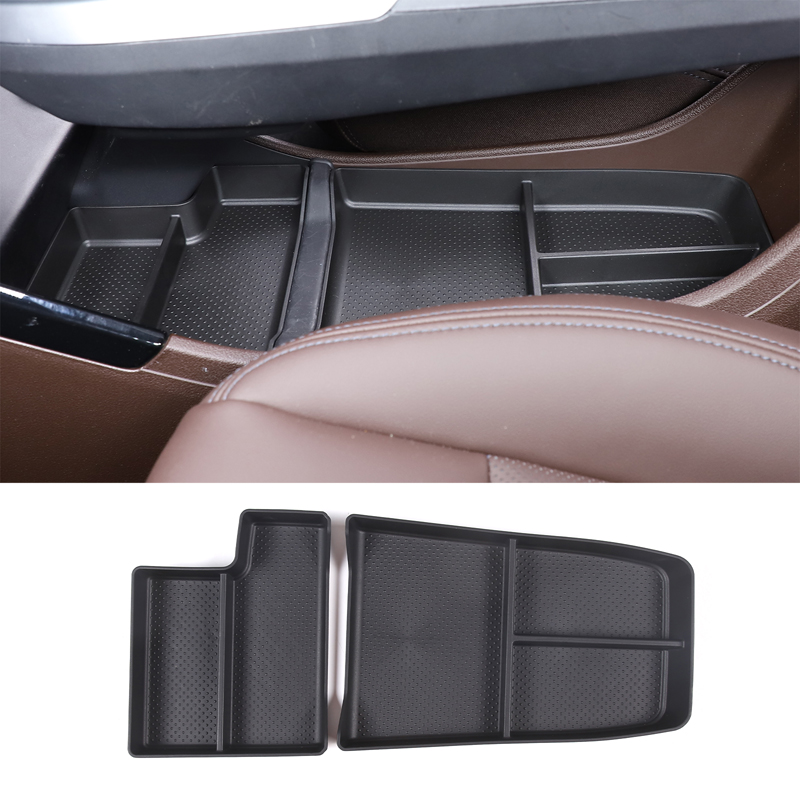 X1 Phone Accessories - LHD 블랙 TPE 하단 센터 콘솔