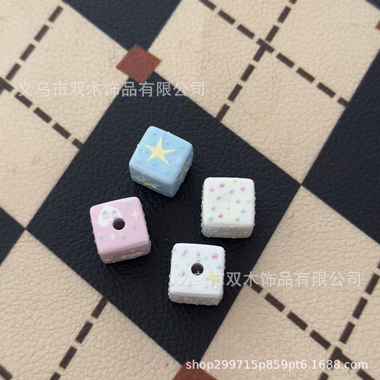 10pcs 14mm 인쇄 된 릴리프 무지개 색상 스타  - Phone Accessories Chain 리뷰 및 가격