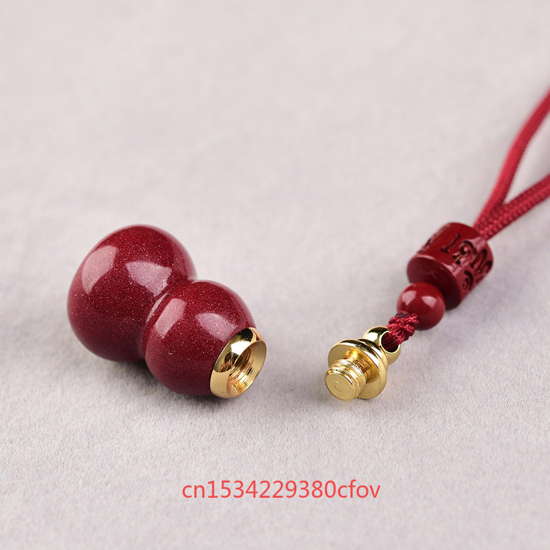 럭셔리 레드 시나바 조롱박 펜던트, 빈 병 목걸이, 키 - Phone Accessories Red 리뷰 및 가격
