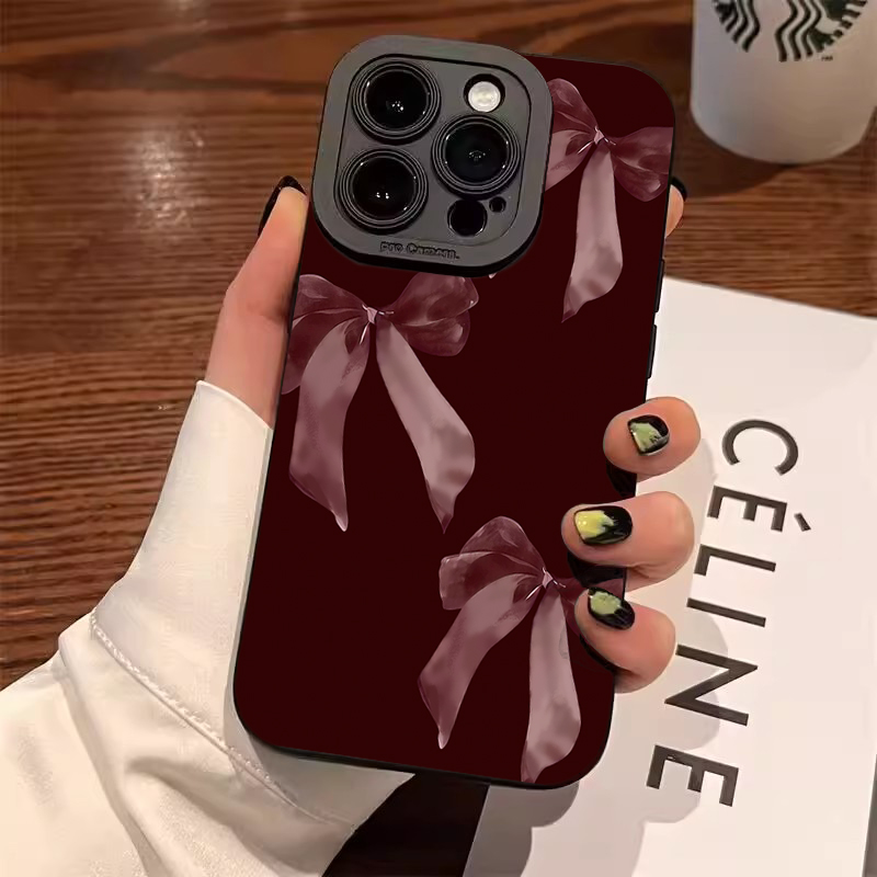 와인 레드 리본 패턴 소프트 폰 케이스 삼성 갤럭시 S - Phone Accessories Red 리뷰 및 가격