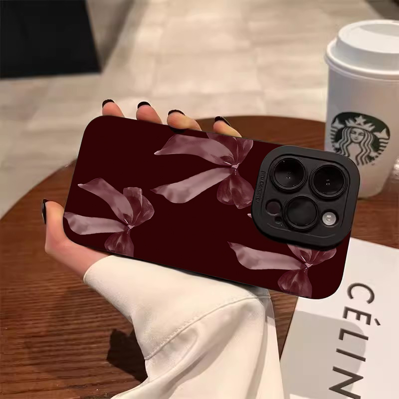와인 레드 리본 패턴 소프트 폰 케이스 삼성 갤럭시 S - Phone Accessories Red 리뷰 및 가격